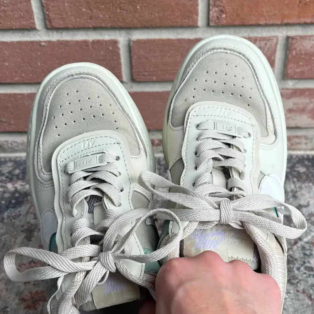 Nike Air Force 1 AF1 Shadow Spruce Aura Pistachio Frost / Womens 8 / CW2655-001